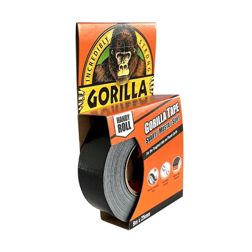 Vävtejp Gorilla (Handy Roll) 25mm x 9m, tillbehör, RINAB